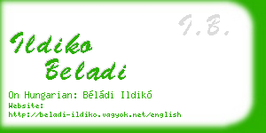 ildiko beladi business card