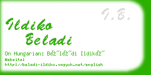 ildiko beladi business card